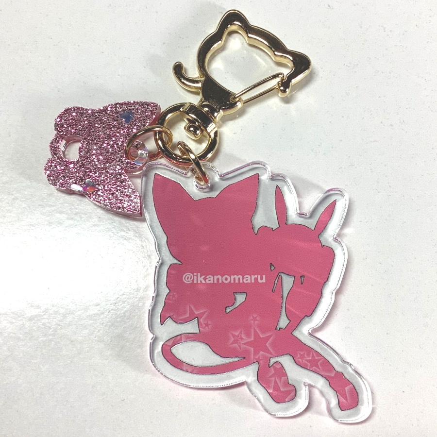 『猫型ロボ娘Vtuberガンミィさん&ジット君』アクリルキーホルダー