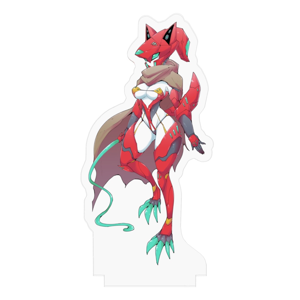 悪役イカノさん アクリルフィギュア(70×70mm)