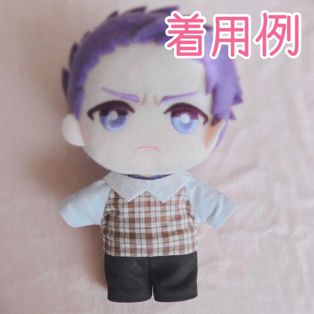 バイカラーチェックシャツ