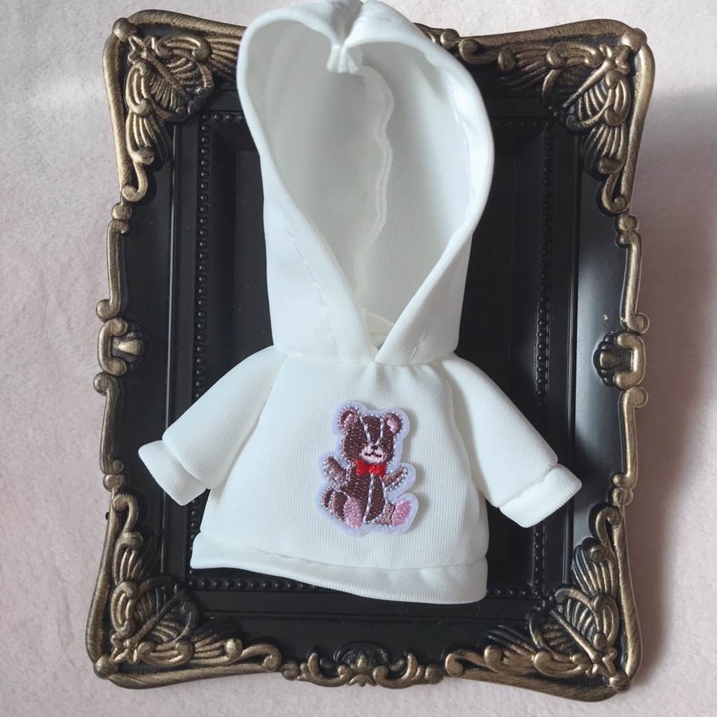 アップリケ×パーカー