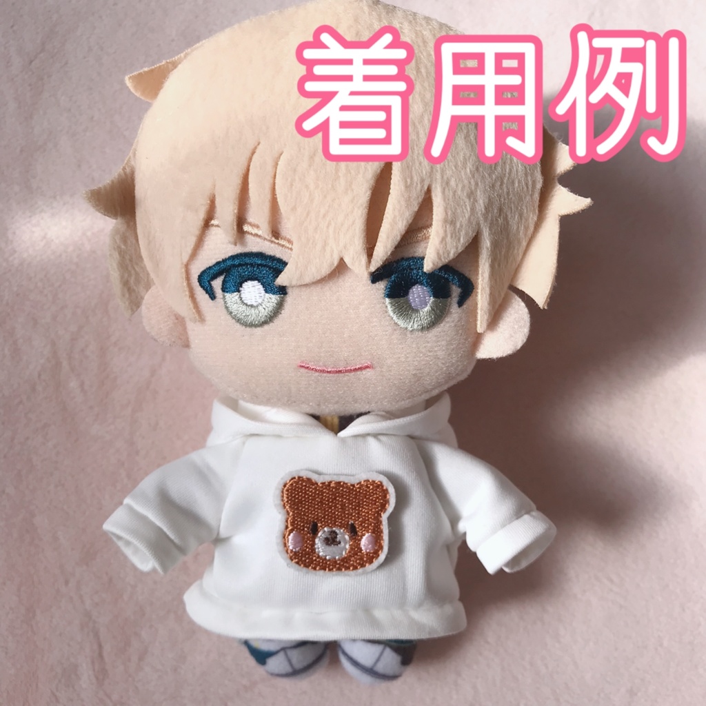 アップリケ×パーカー