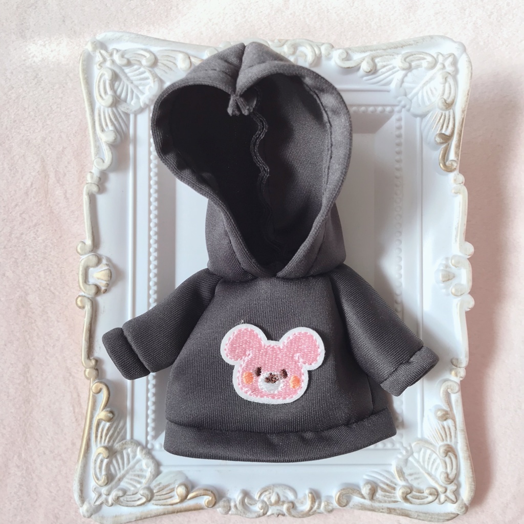 アップリケ×パーカー