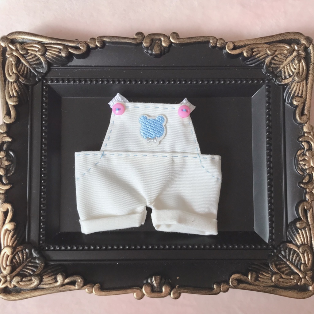 【再販】【デザイン変更あり】くまちゃんサロペット