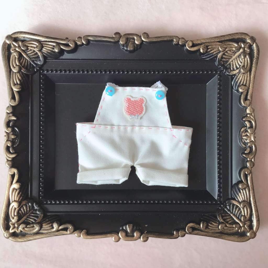 【再販】【デザイン変更あり】くまちゃんサロペット