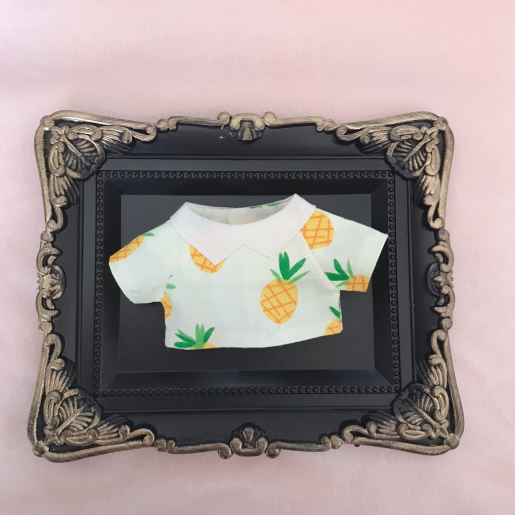 総柄フルーツシャツ