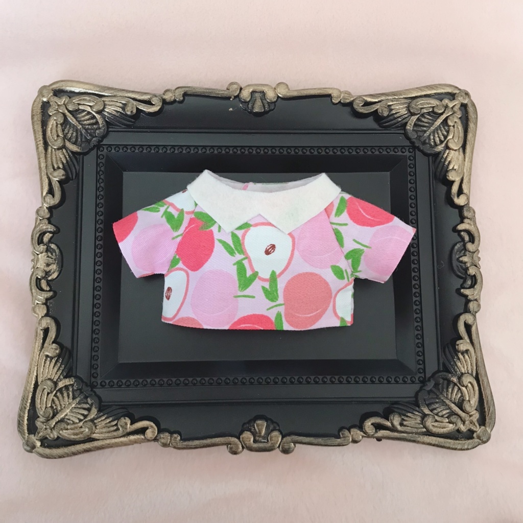 総柄フルーツシャツ