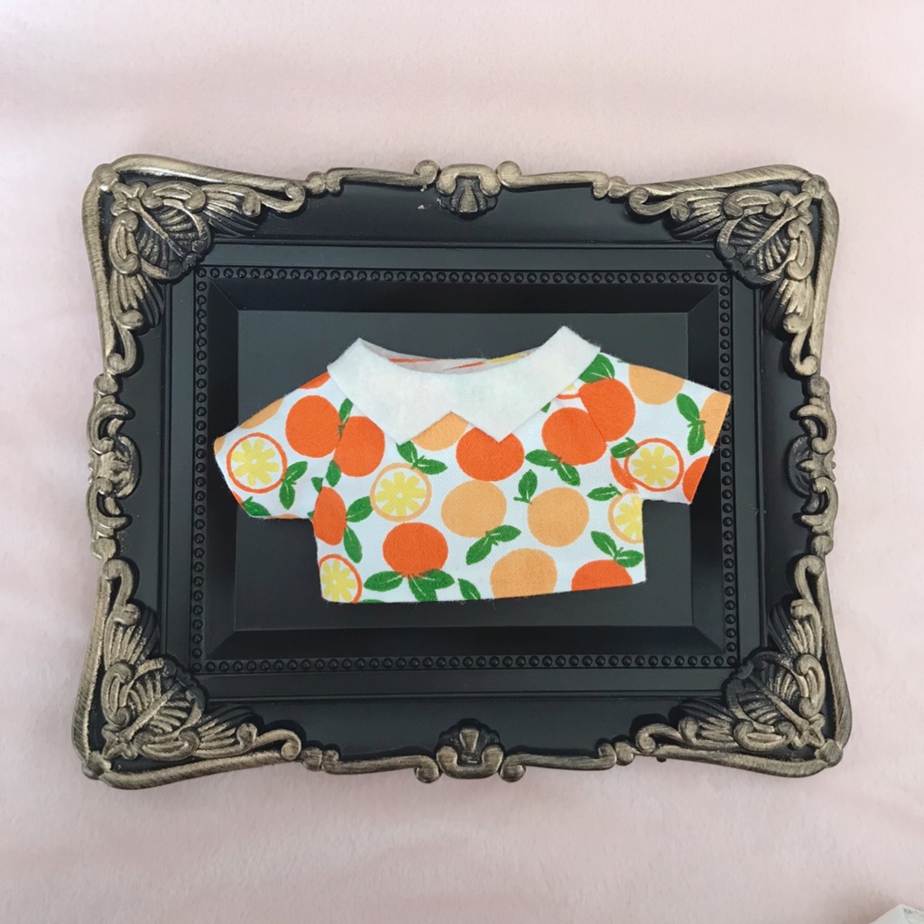 総柄フルーツシャツ