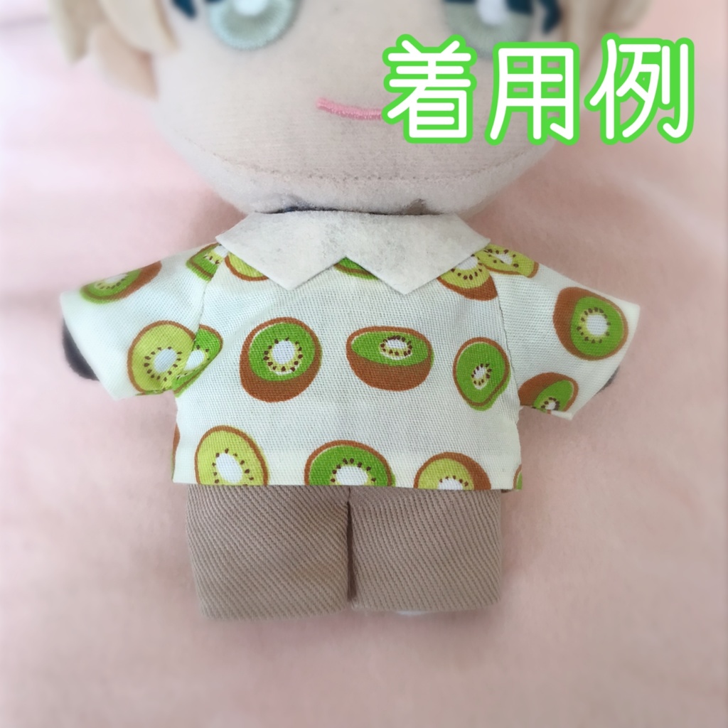 総柄フルーツシャツ