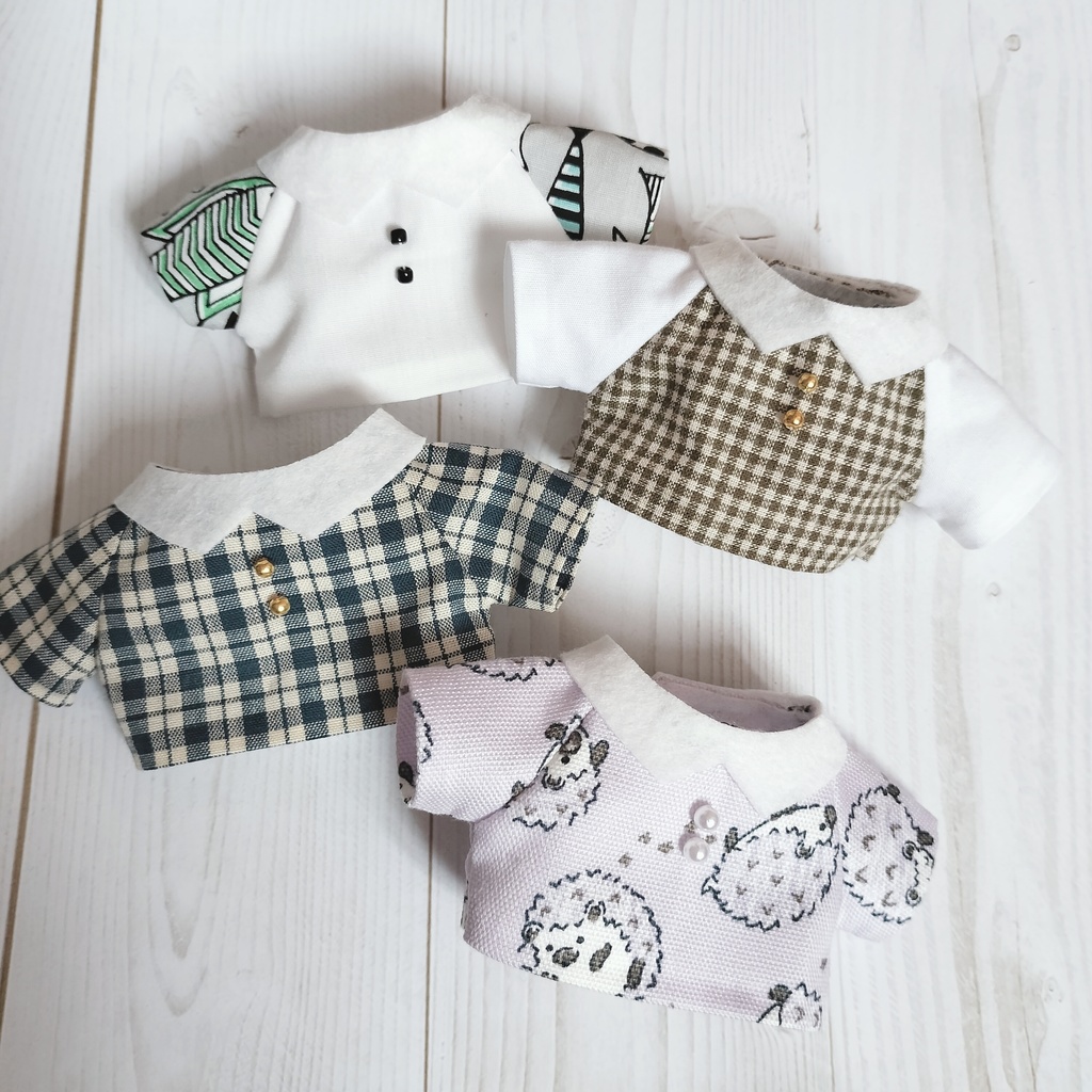 選べる襟付きシャツ