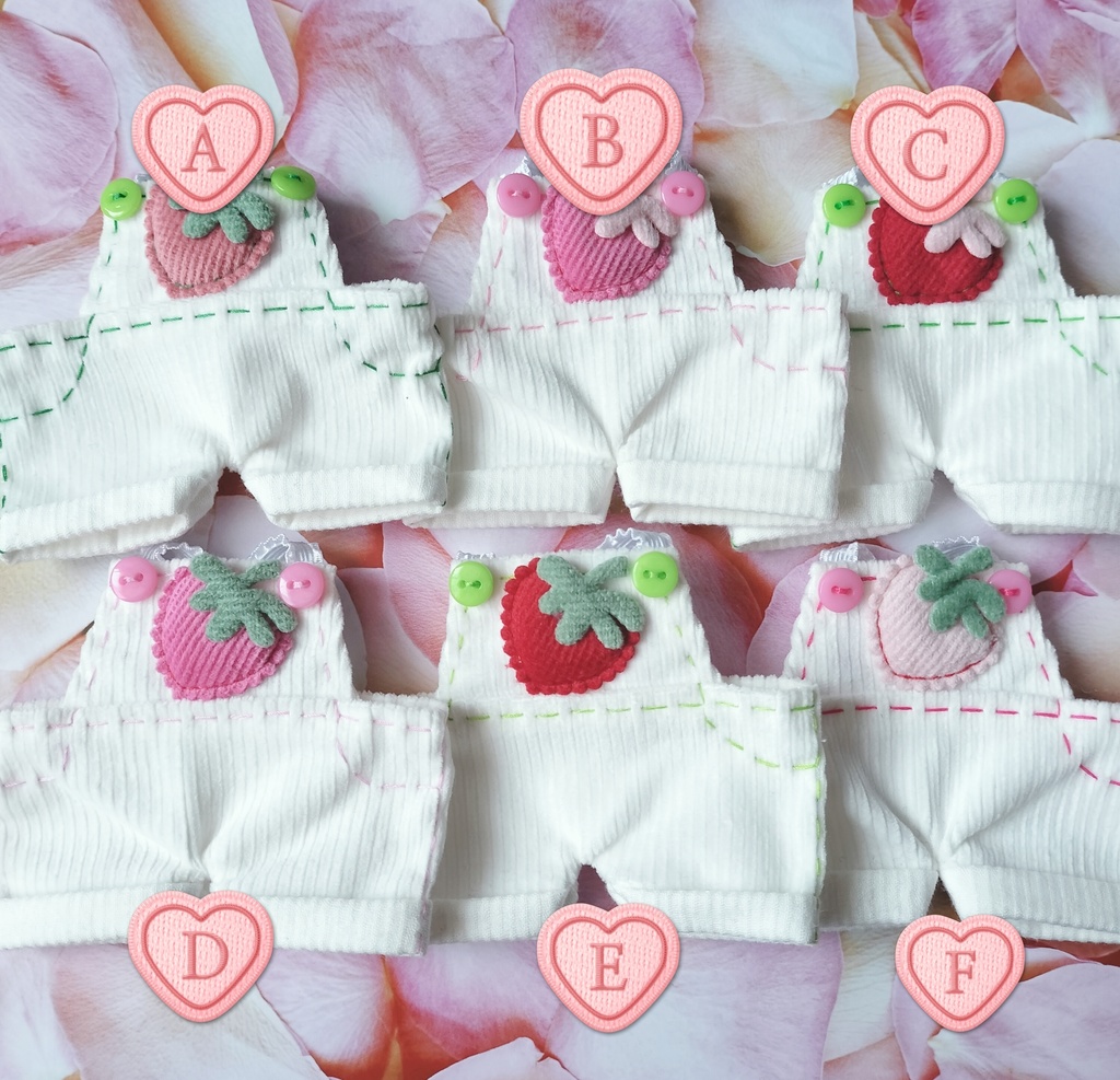 いちごサロペット