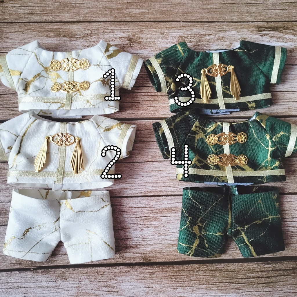 金継ぎ風チャイナ服