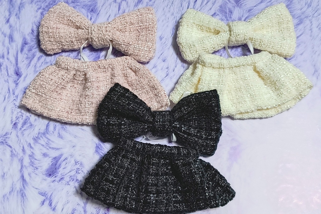 ファンシーツイードスカートセット