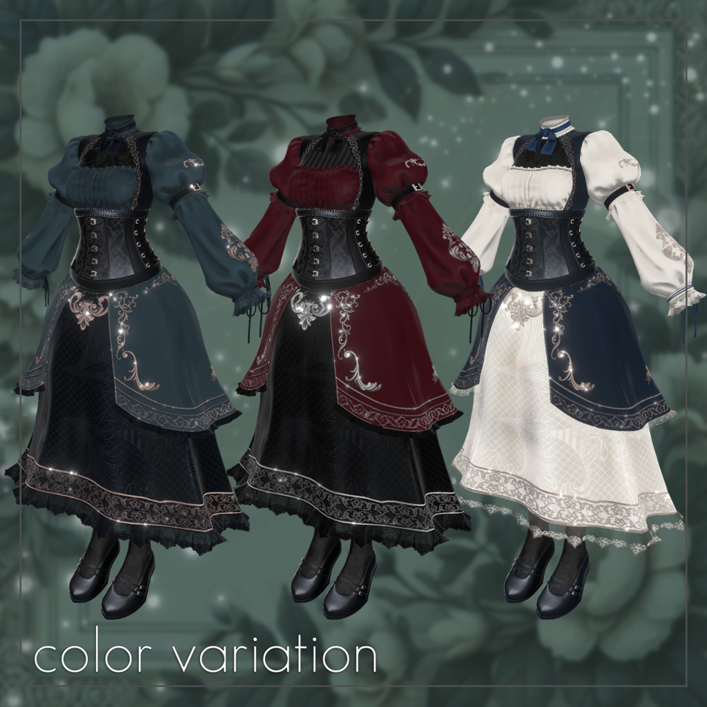 In Bloom 【7アバター対応 ドレス衣装】