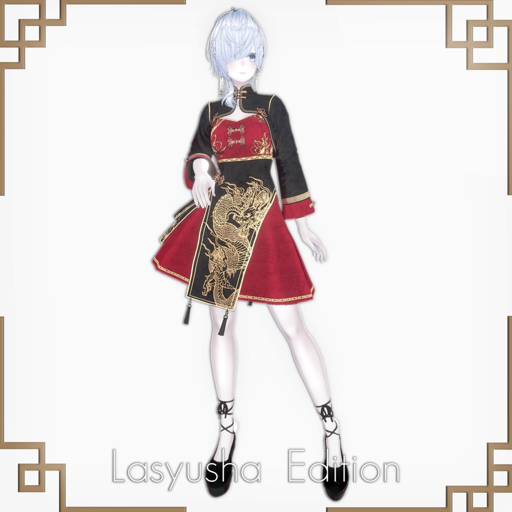 📢セール中📢 Lotus Flower 【7アバター対応 チャイナ衣装】