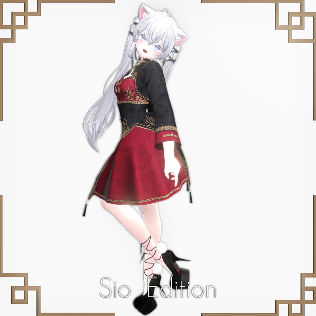 📢セール中📢 Lotus Flower 【7アバター対応 チャイナ衣装】