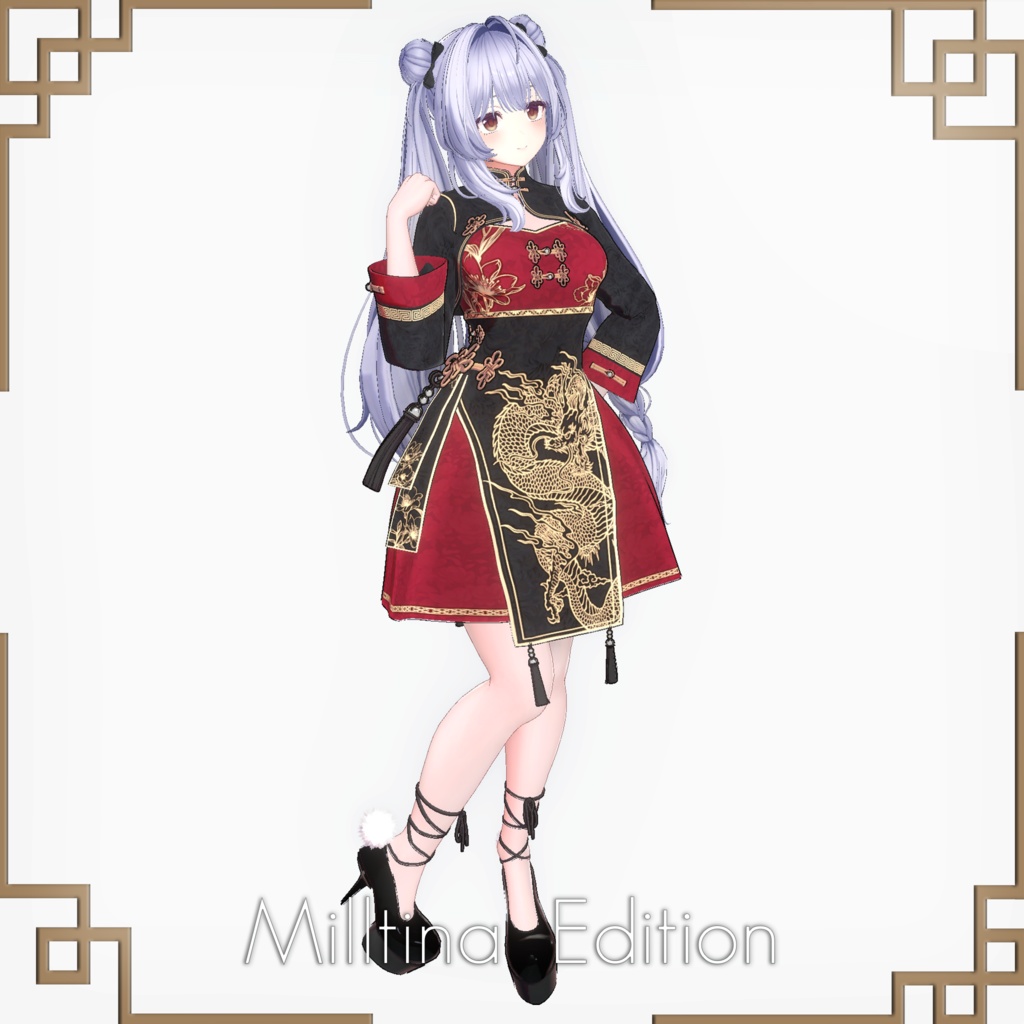 📢セール中📢 Lotus Flower 【7アバター対応 チャイナ衣装】