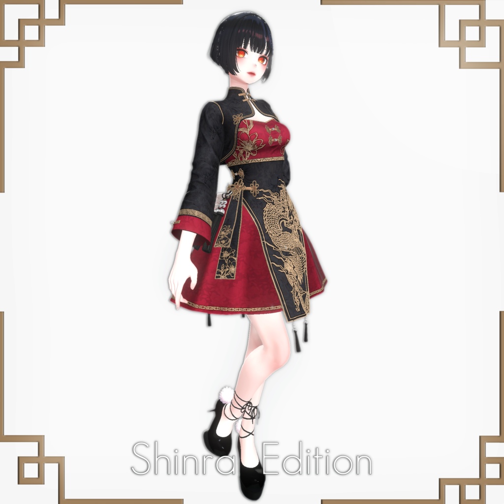 📢セール中📢 Lotus Flower 【7アバター対応 チャイナ衣装】