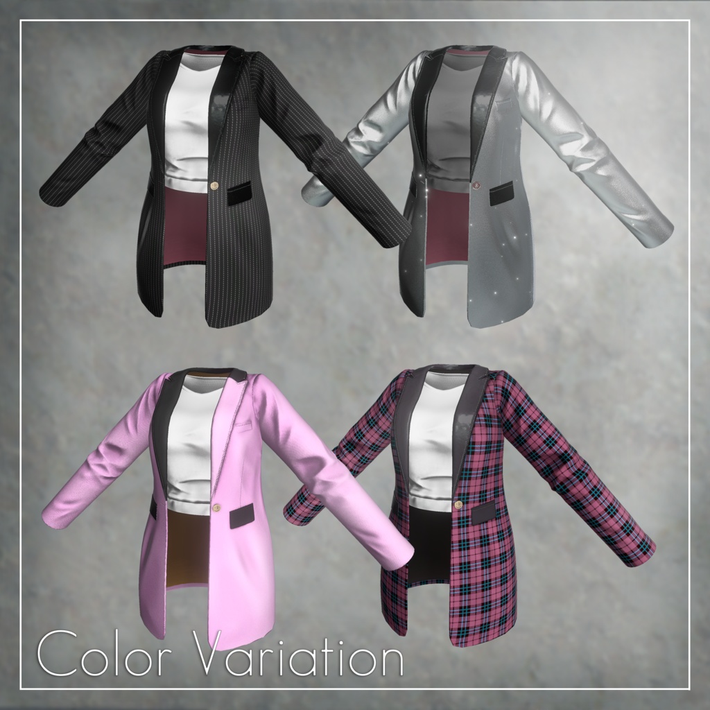 Poker Face 【7アバター対応 スーツ衣装】