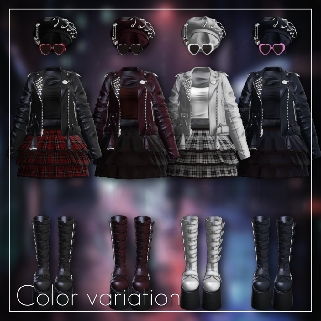 Fascination Street 【7アバター対応 ロンドンパンクスタイル衣装】