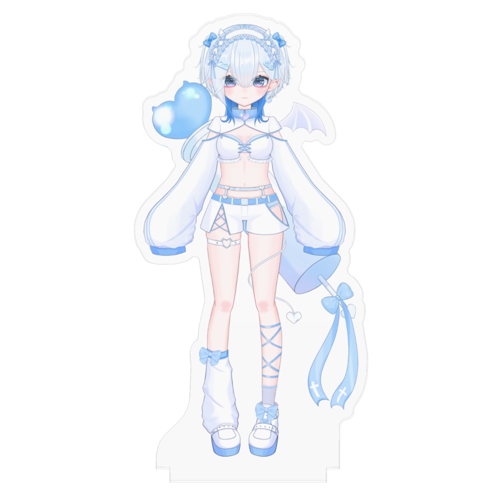 魔代マヨデビュー記念グッズ🩵初期衣装全身アクスタ①通常フル装備ver.