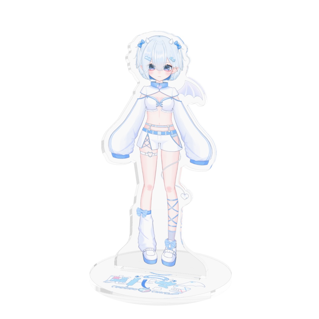 魔代マヨデビュー記念グッズ🩵初期衣装全身アクスタ④ボブヘアー／軽装Ver.