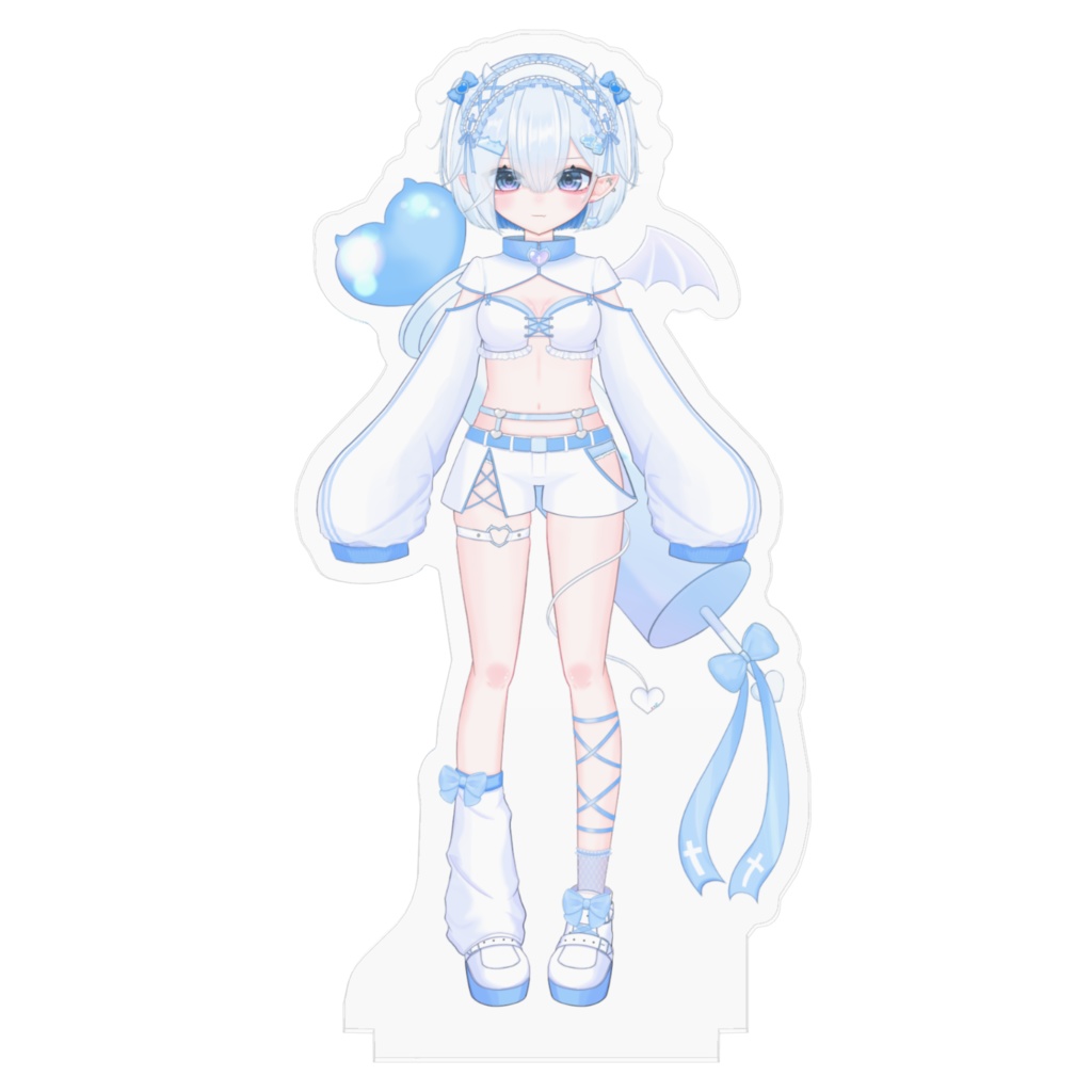 魔代マヨデビュー記念グッズ🩵初期衣装全身アクスタ③ボブヘアー/フル装備