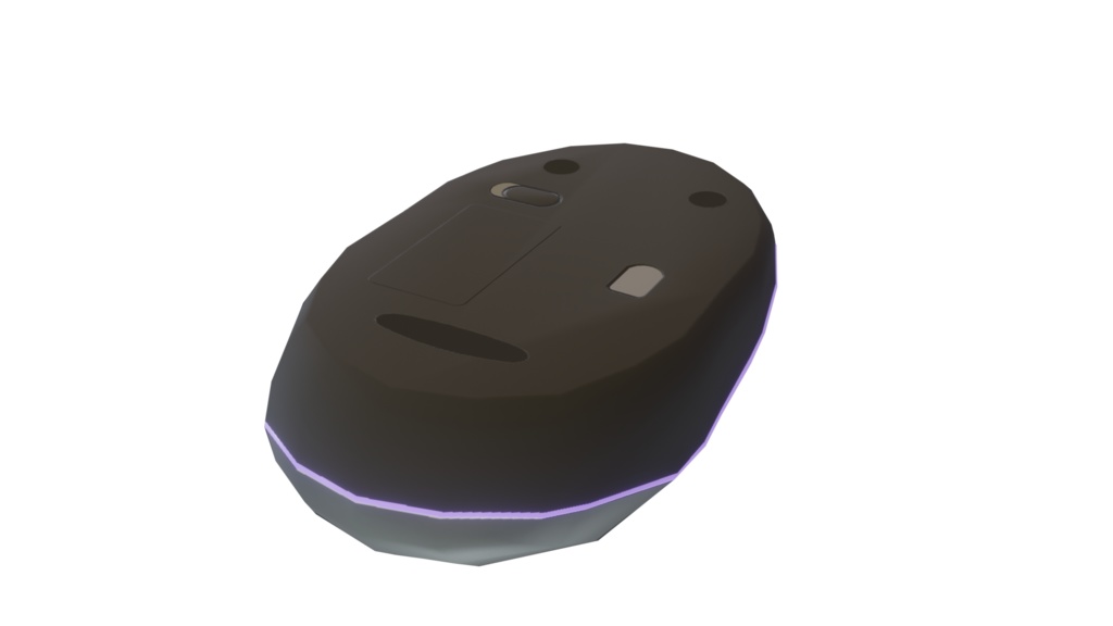 シンプルなローポリマウス