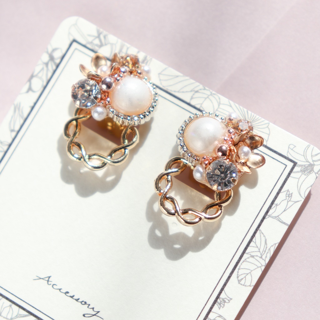 ビジューアクセサリー(ピンク)