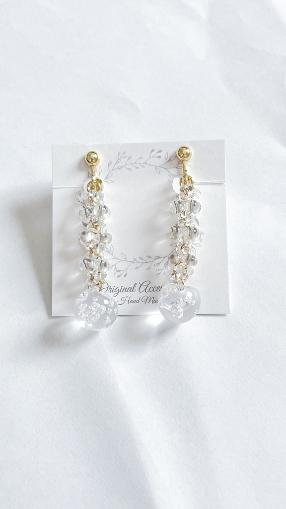 クリアビーズアクセサリー01
