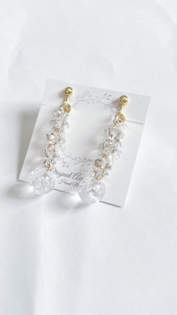 クリアビーズアクセサリー01