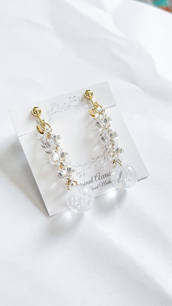 クリアビーズアクセサリー01