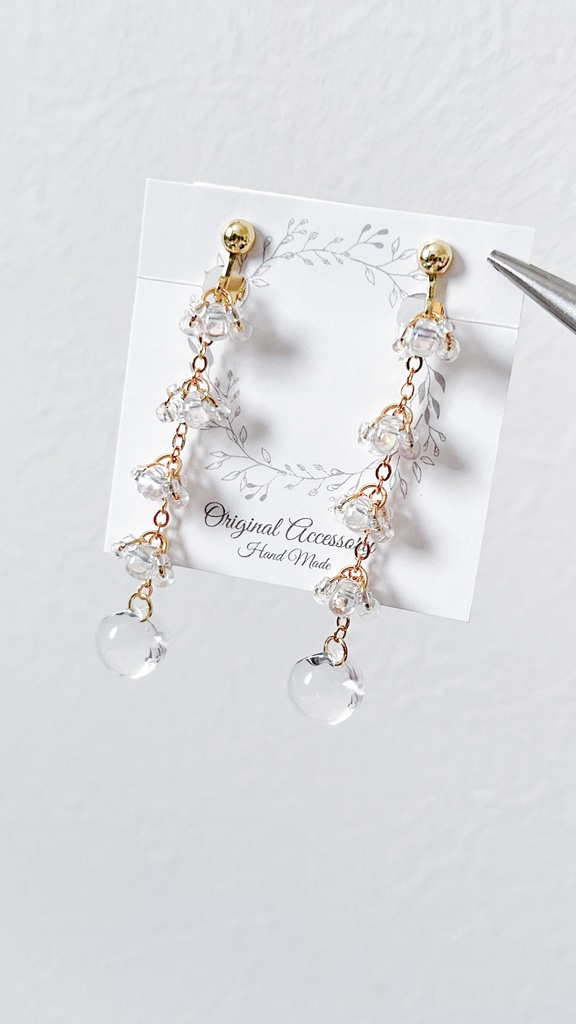 クリアビーズアクセサリー02