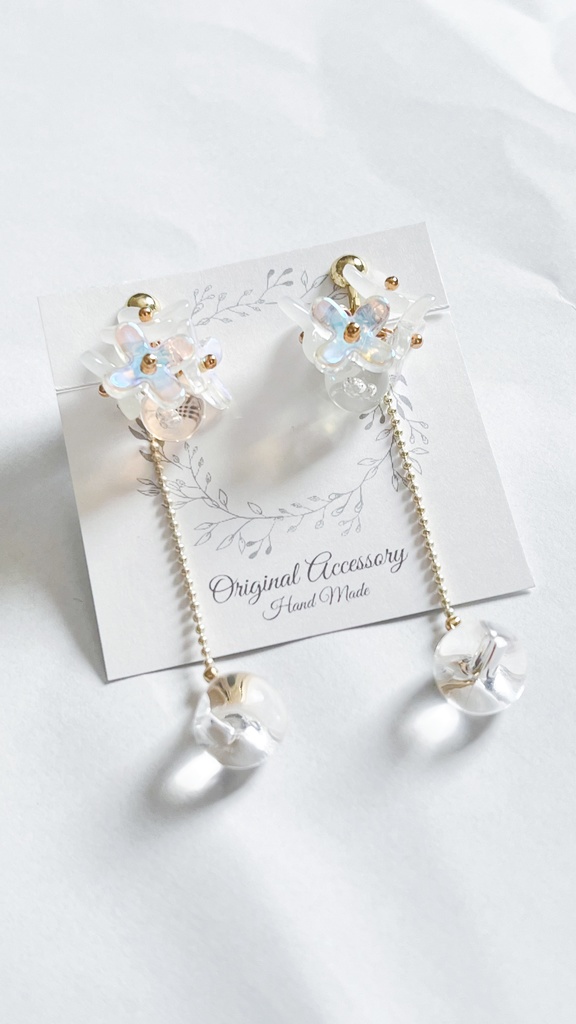 クリアビーズアクセサリー03