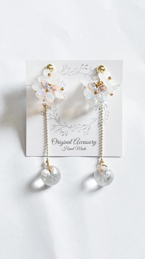 クリアビーズアクセサリー03