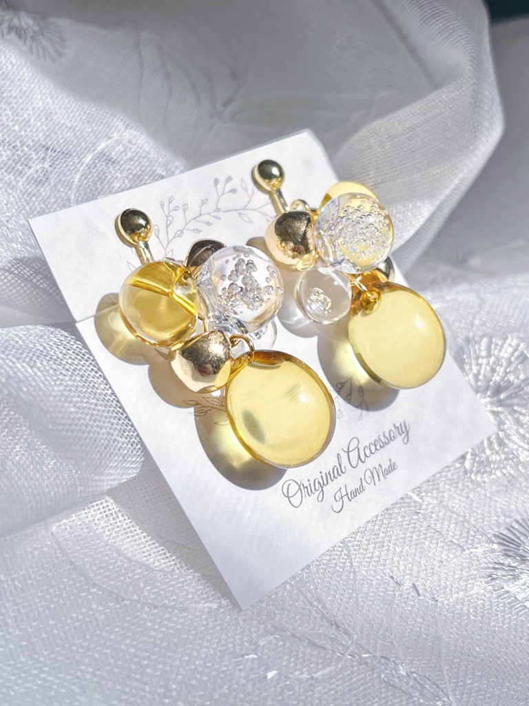 クリアビーズアクセサリー04