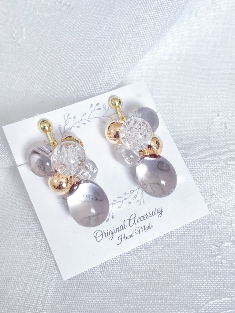 クリアビーズアクセサリー05