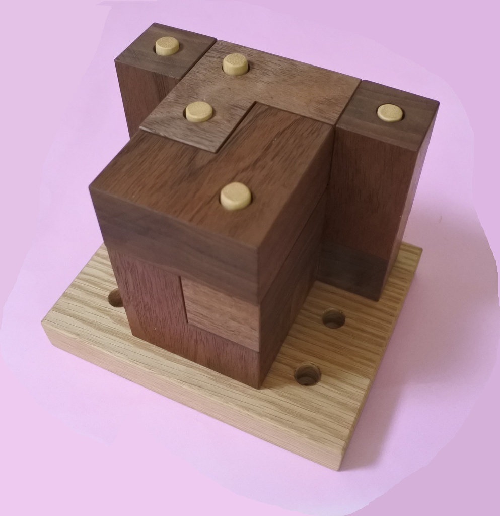 puzzlartⅢ 5本の木の森パズル