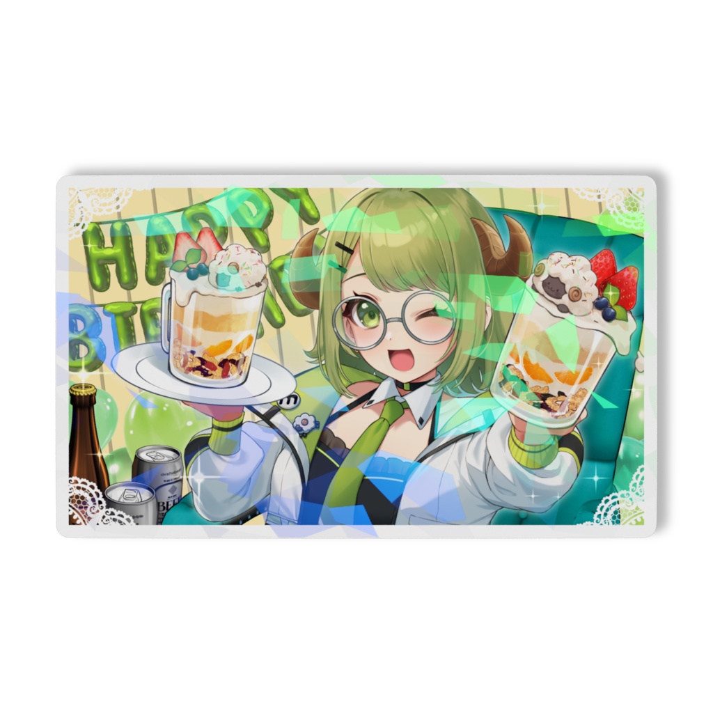 【2025年誕生日】ホログラムスマホステッカー