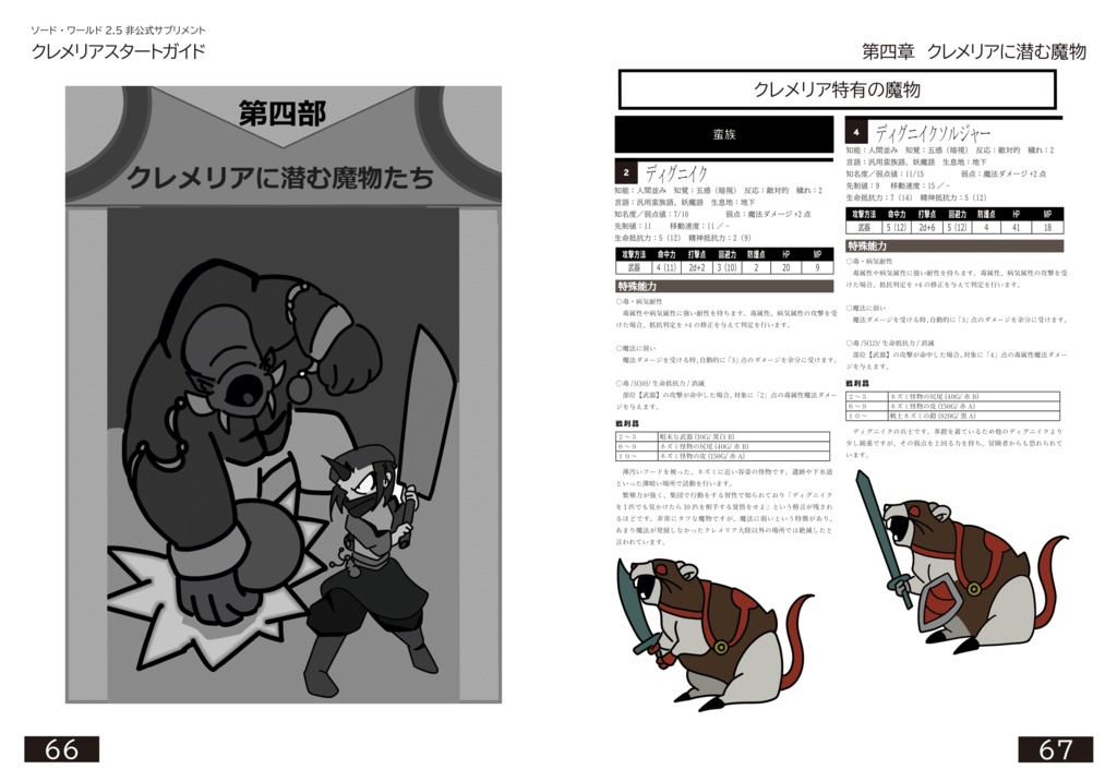 【電子版】ソード・ワールド2.5非公式サプリメント「クレメリアスタートガイド」【SPLL:E111021】