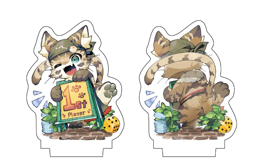 【猫駒あきら1周年記念】1st Player アクリルフィギュア