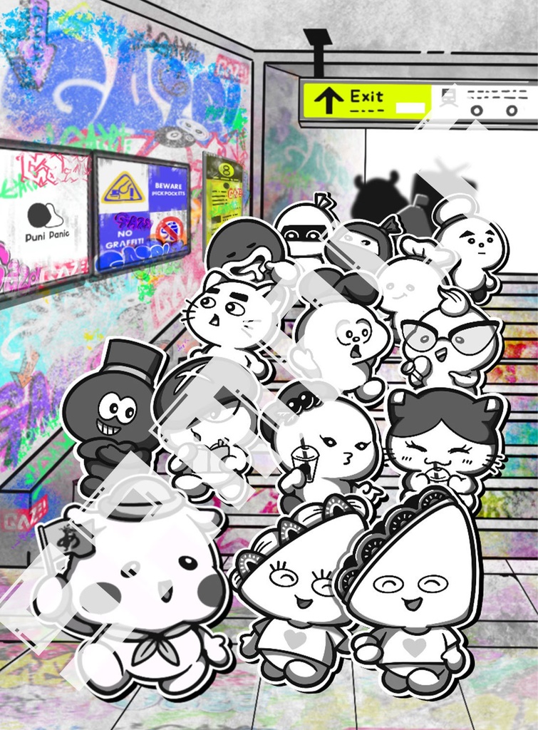 異変探しカードゲーム「Gaze！」D-005　punipanic