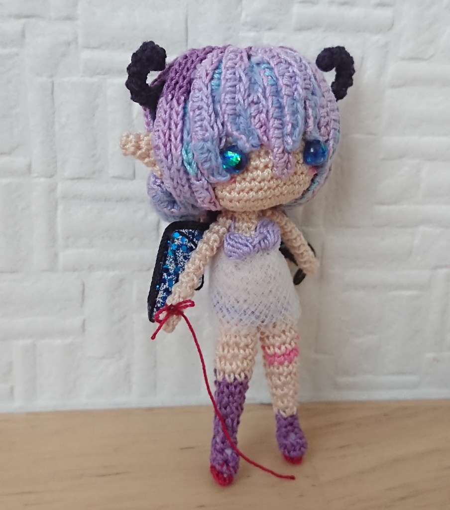 オリジナルあみぐるみ＊赤い糸のデビルちゃん - amigurumi-wachi - BOOTH