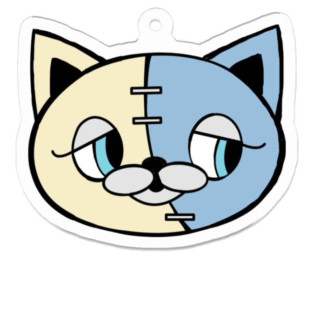 つぎはぎねこ アクキー