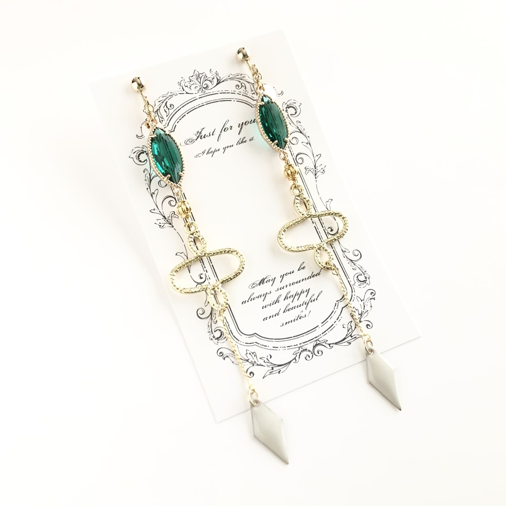 アスクレピオスイメージイヤリング/ピアス