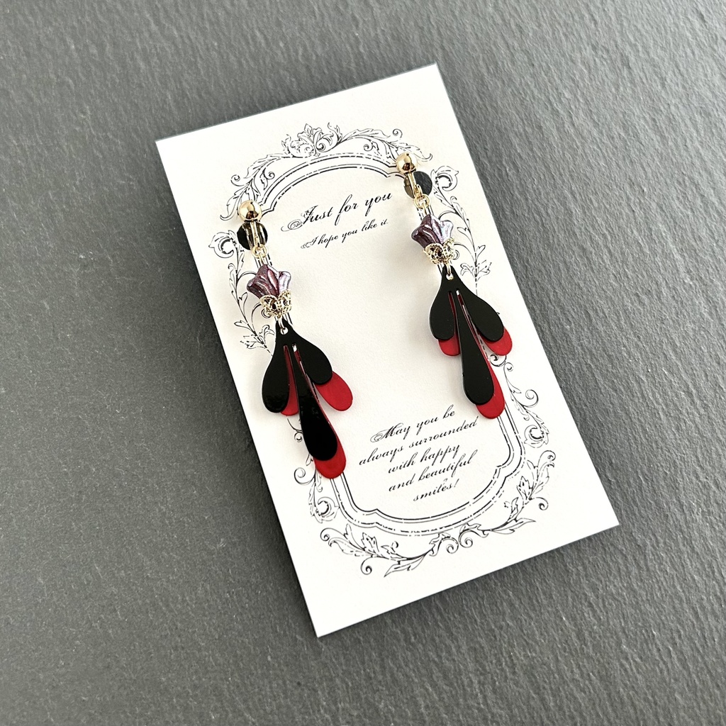 童磨イメージイヤリング/ピアス