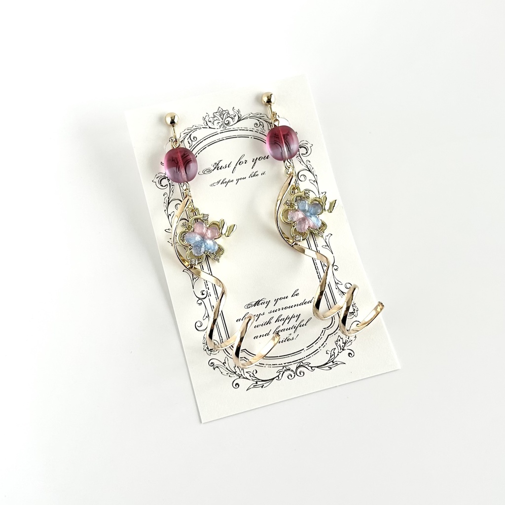 小野小町イメージイヤリング/ピアス