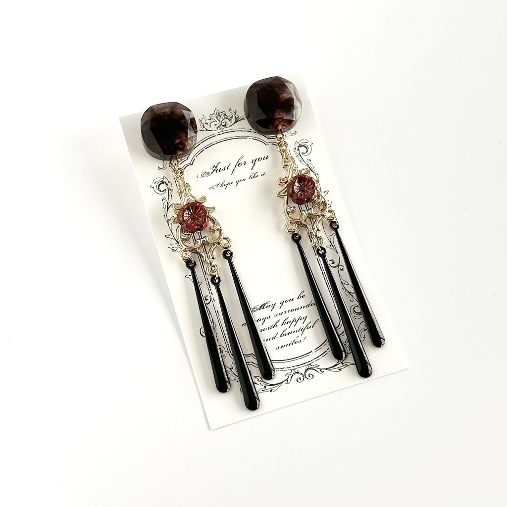 駒姫イメージイヤリング/ピアス