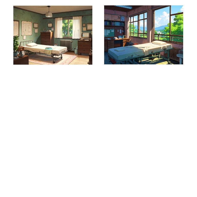 【背景素材】学校の風景【1024×768】