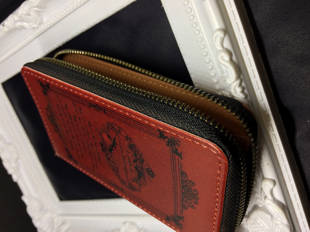 洋書風シリーズ*赤安赤コイン&パスケース、ICカードケース