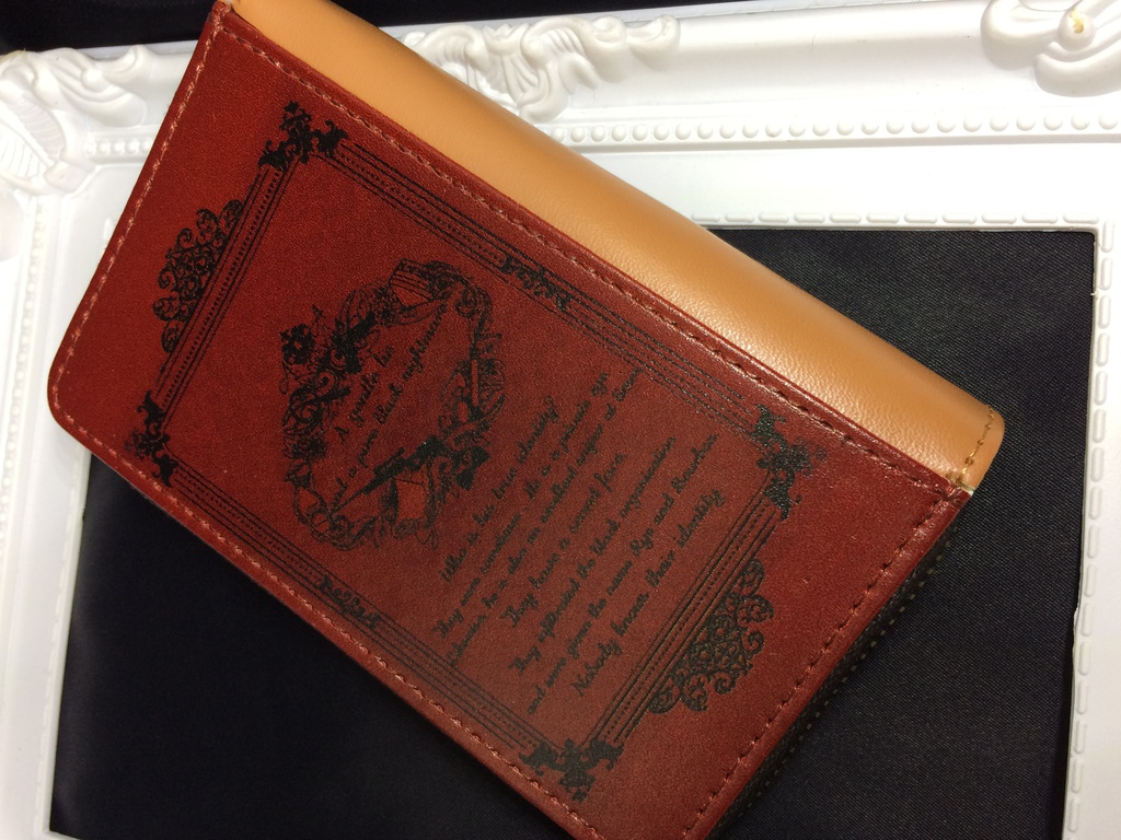 洋書風シリーズ*赤安赤コイン&パスケース、ICカードケース